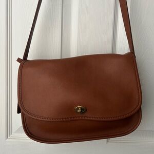 Vintage 90s Coach City Bag 9790 British Tan